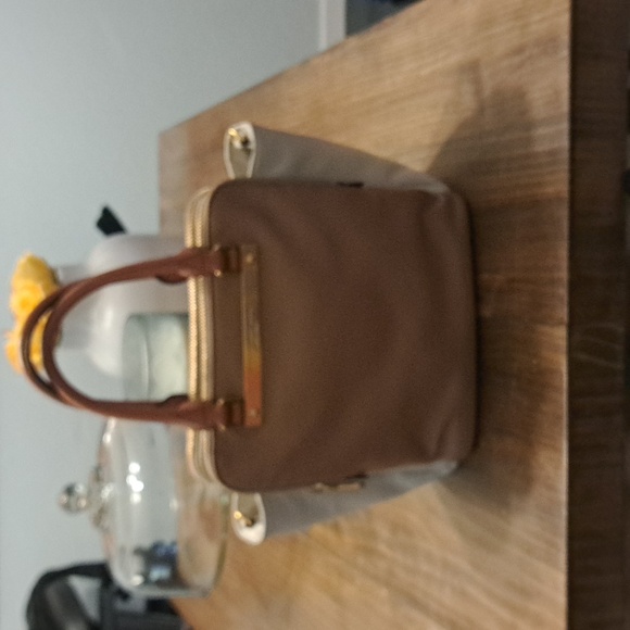 Marc by Marc Jacobs Goodbye Columbus leather satchel taupe & white TAKING OFFERS - Picture 2 of 16